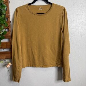 J. Crew Organic Slub Long Sleeve